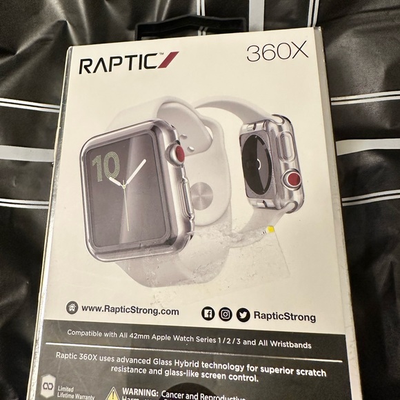 Brand New Clear AppleWatch Screen Protector and Cover - Picture 2 of 3